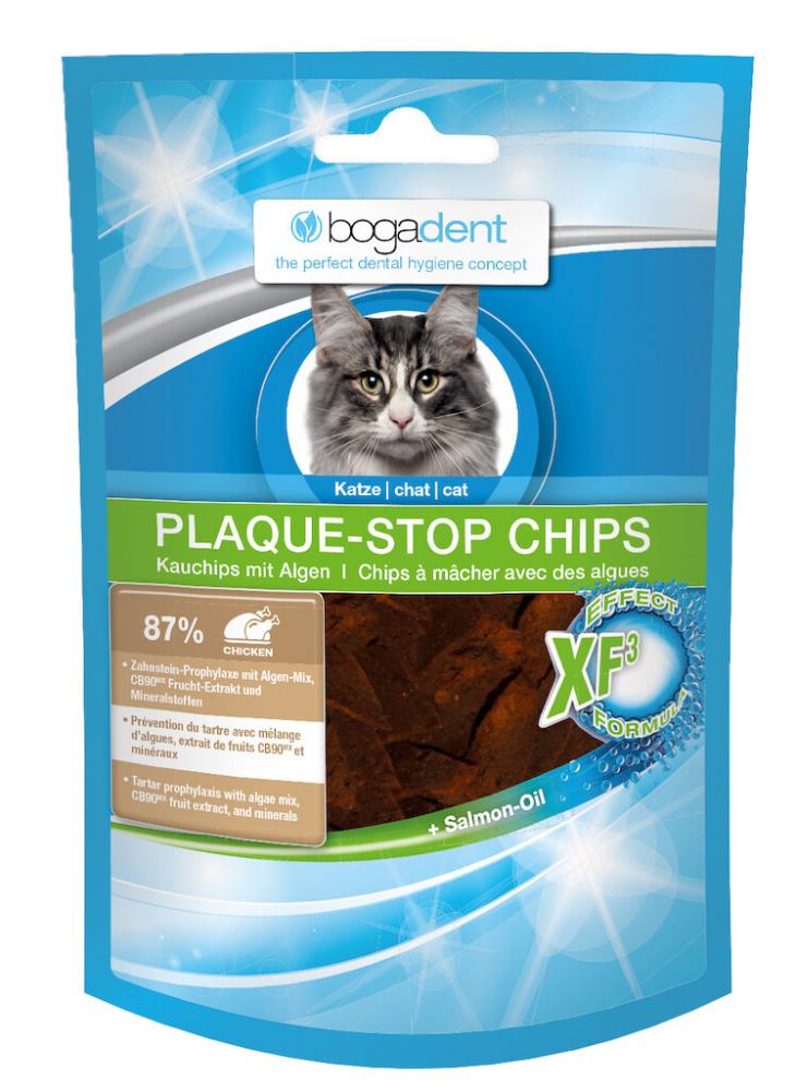 Bogadent Plaque-Stop Chips Poulet Katze