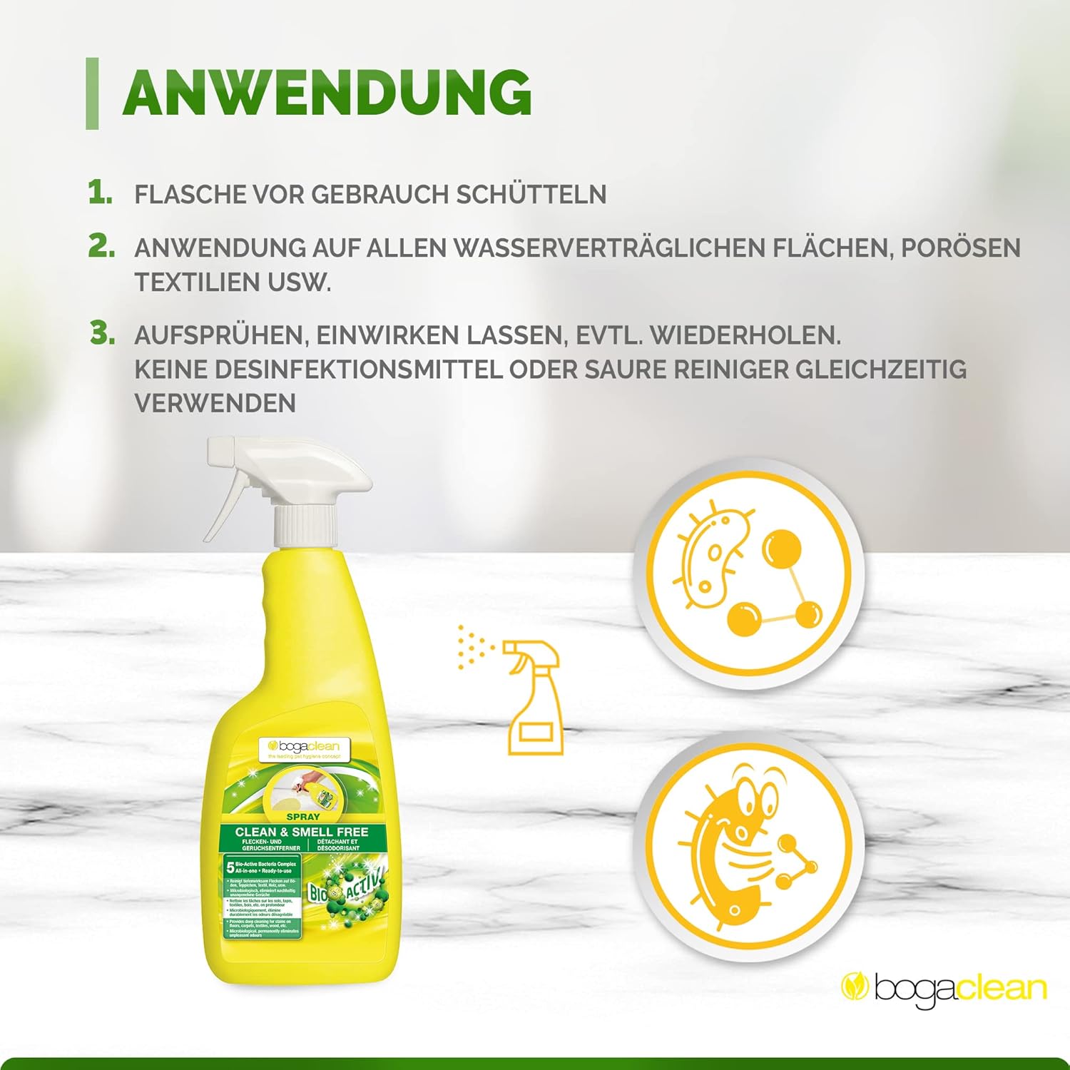 Bogaclean Flecken- und Geruchsentferner