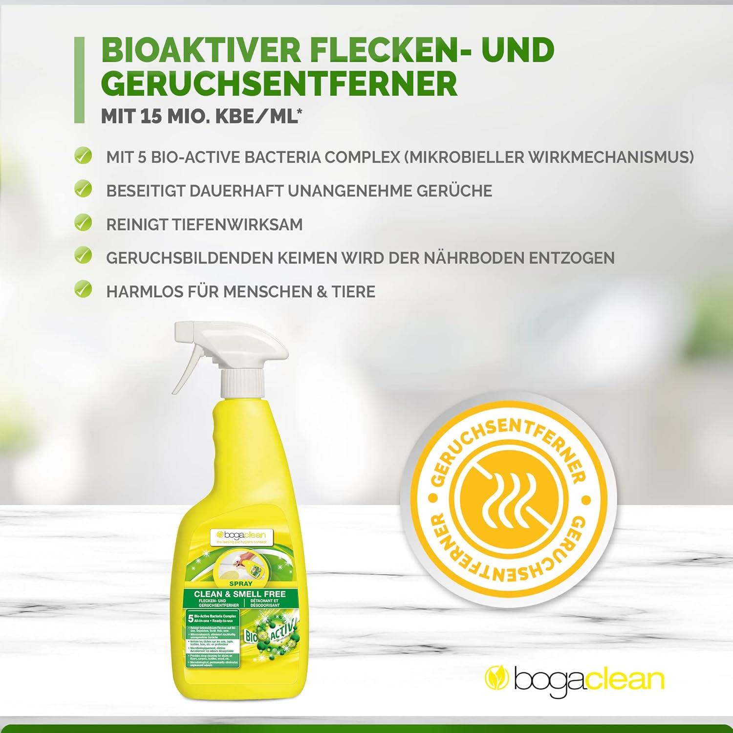 Bogaclean Flecken- und Geruchsentferner