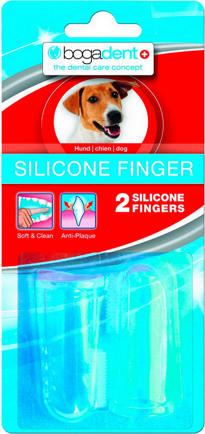 Bogadent Silikon Fingerling für Hunde