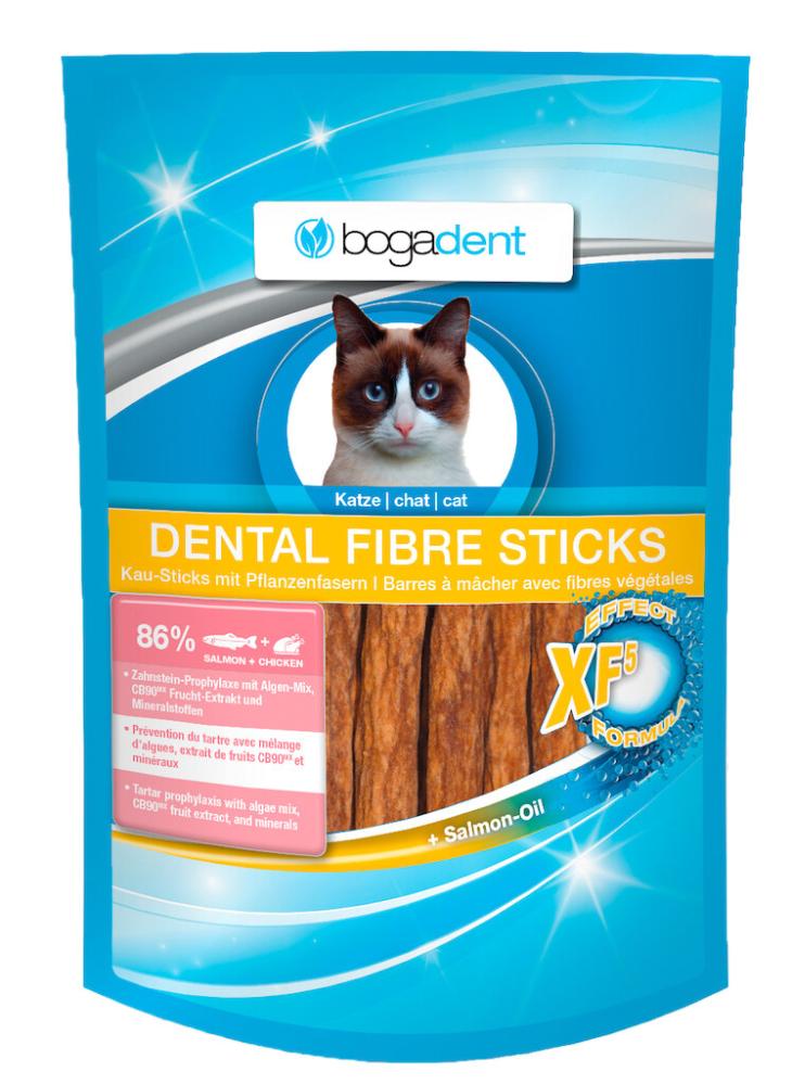 Bogadent Dental Fibre Sticks Lachs Katze