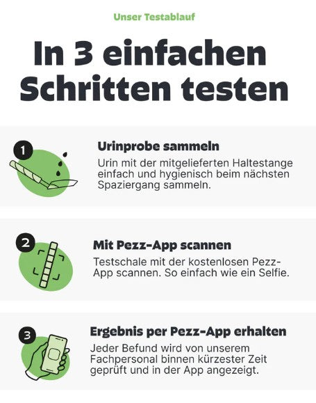 Urintest Kit für Hunde Pezz