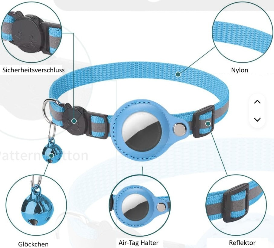 Halsband Air Tag (blau)