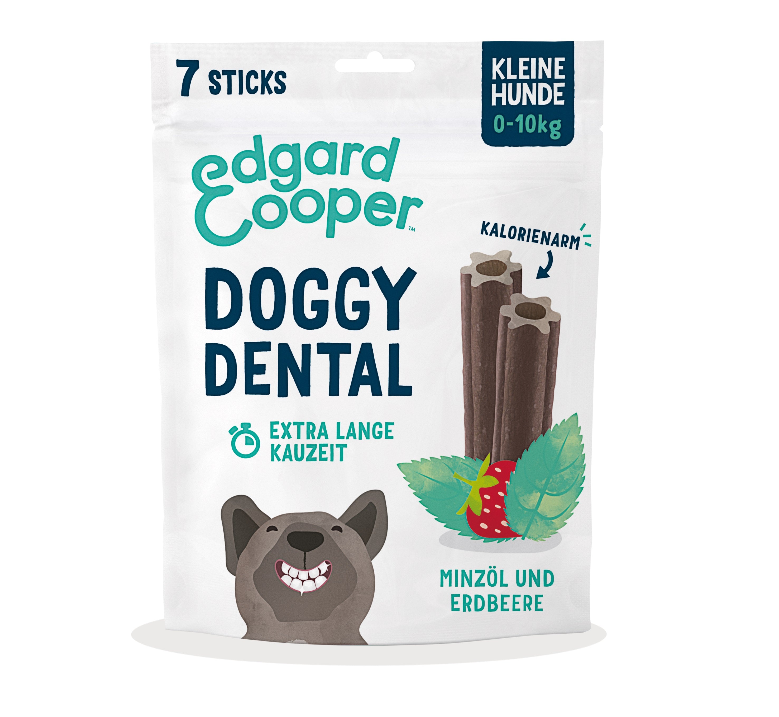 Doggy Dental Erdbeere + Minze Small 105g