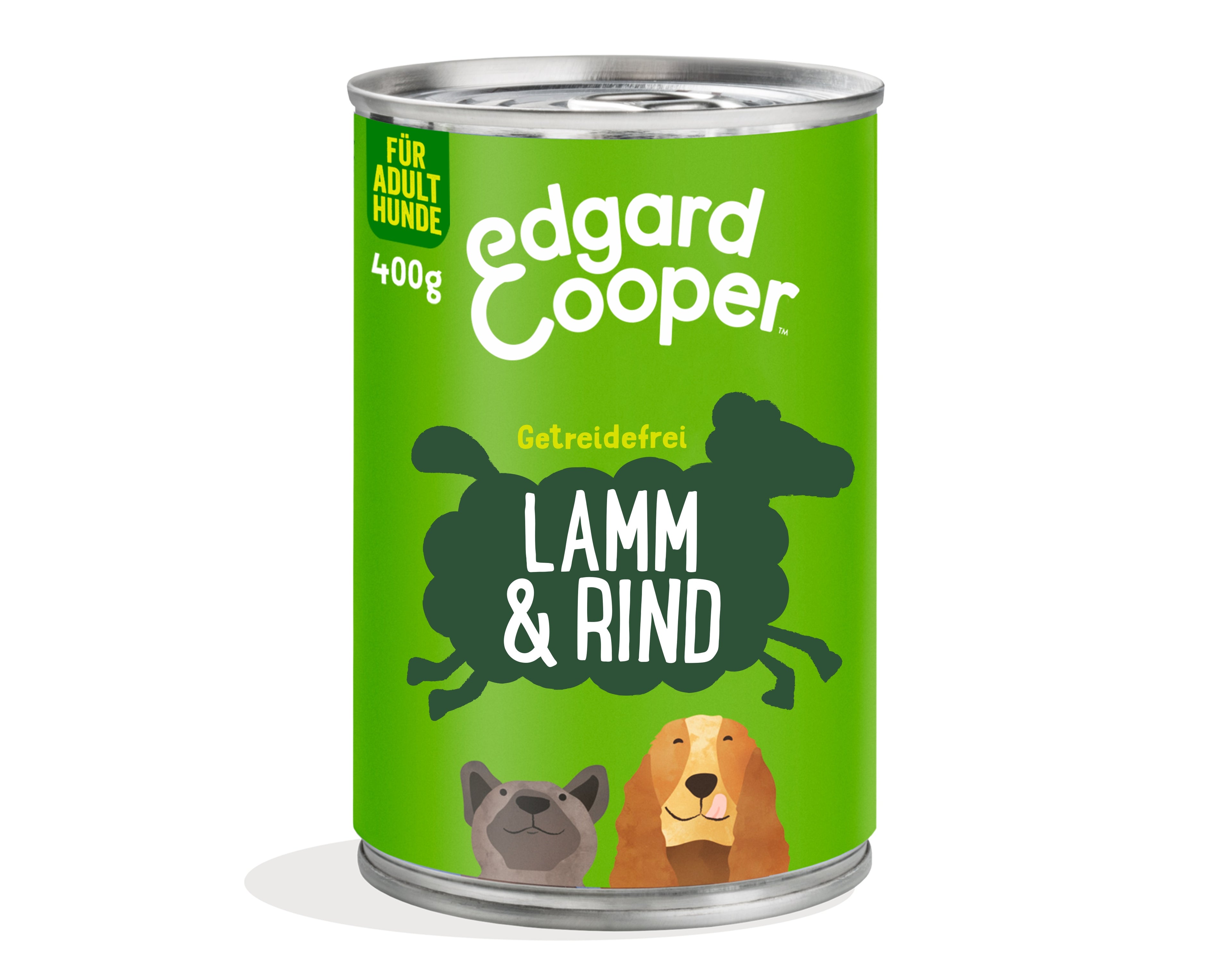 Can Adult Lamm + Rind mit Apfel 6x400g