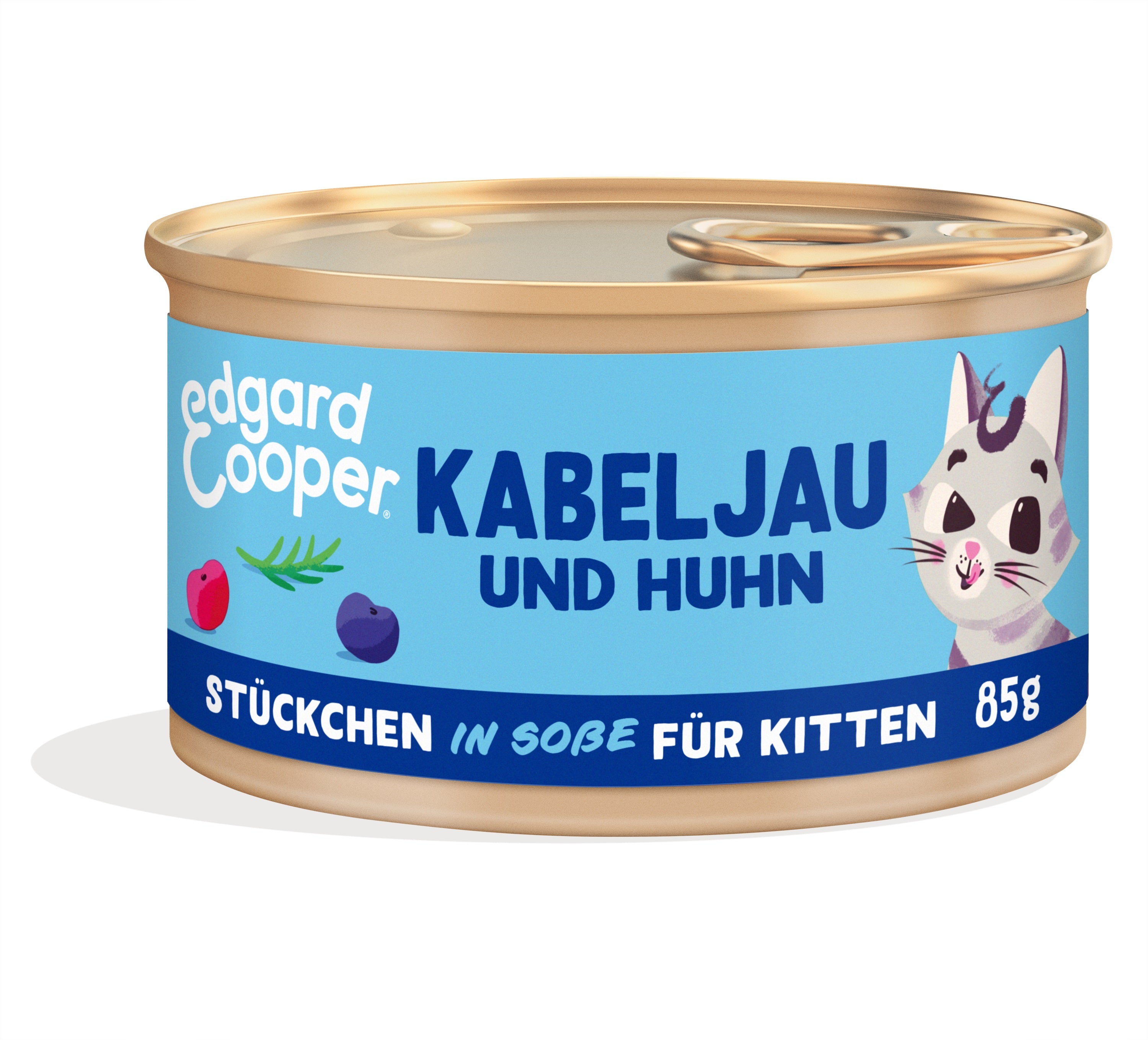 Fel Kitten MSC-Kabeljau + Huhn mit Blaub. 18x85g