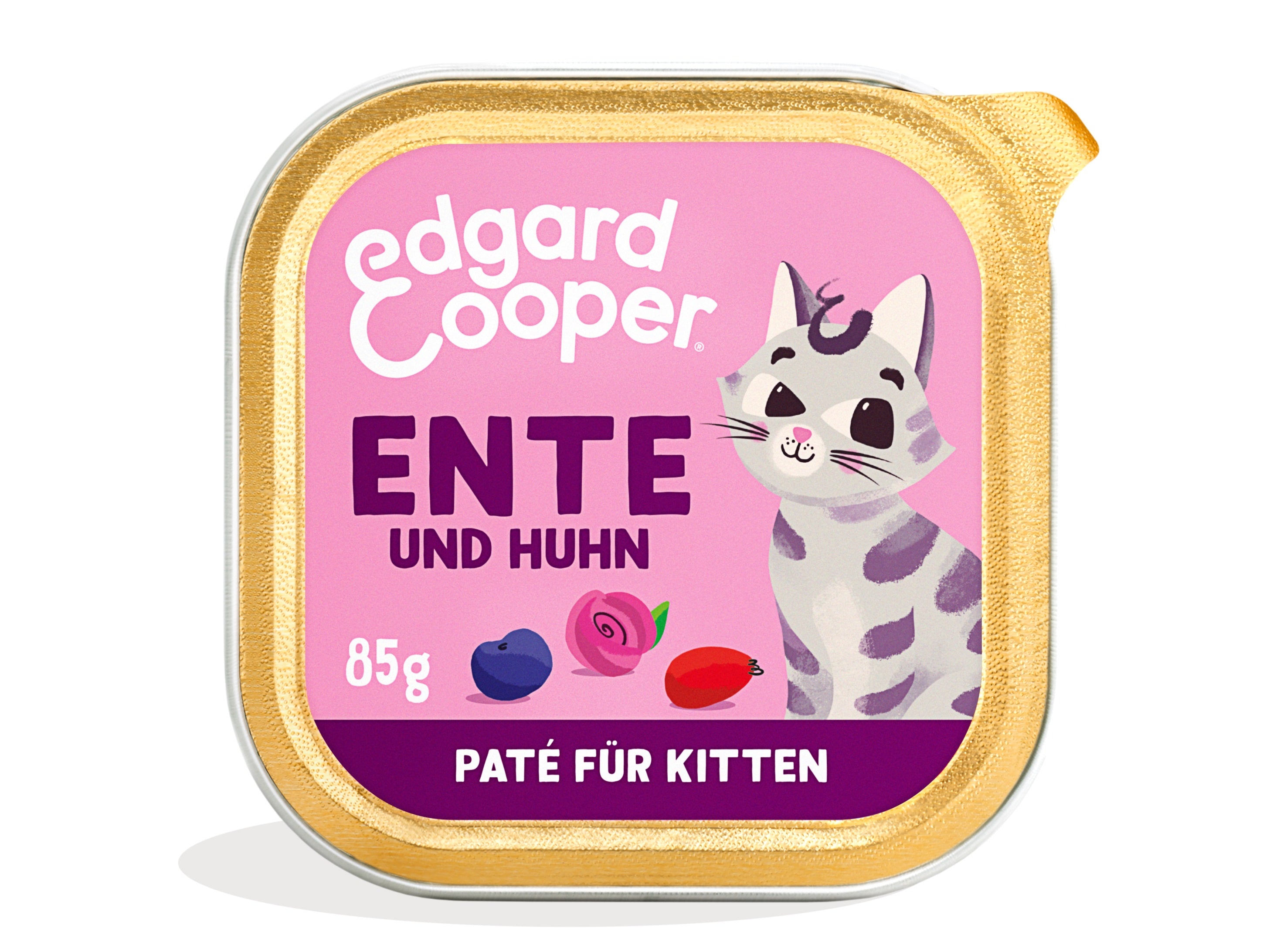 Fel Kitten Ente + Huhn mit Blaubeeren 16x85g