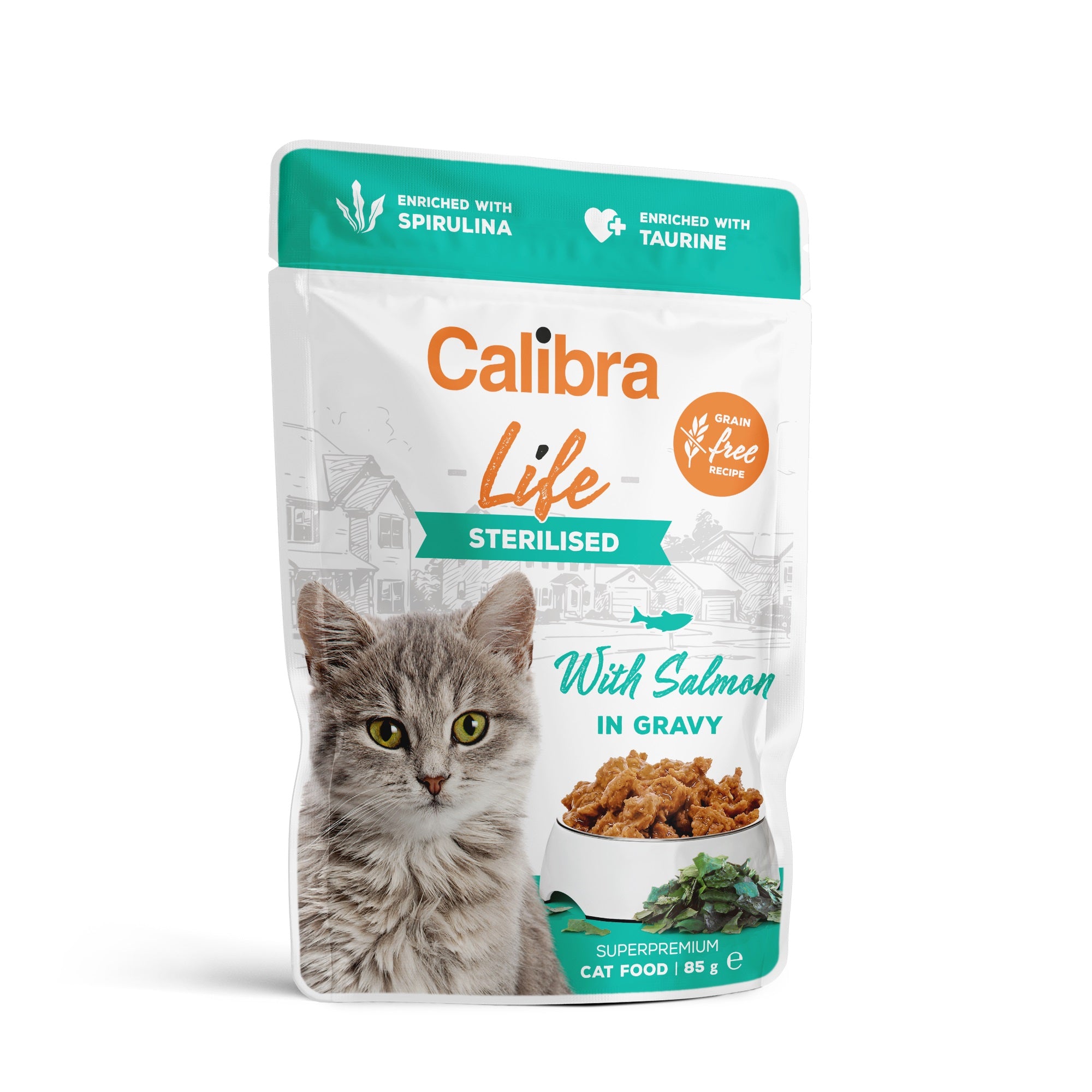 Feline Sterilised Lachs in Sauce - Pouch