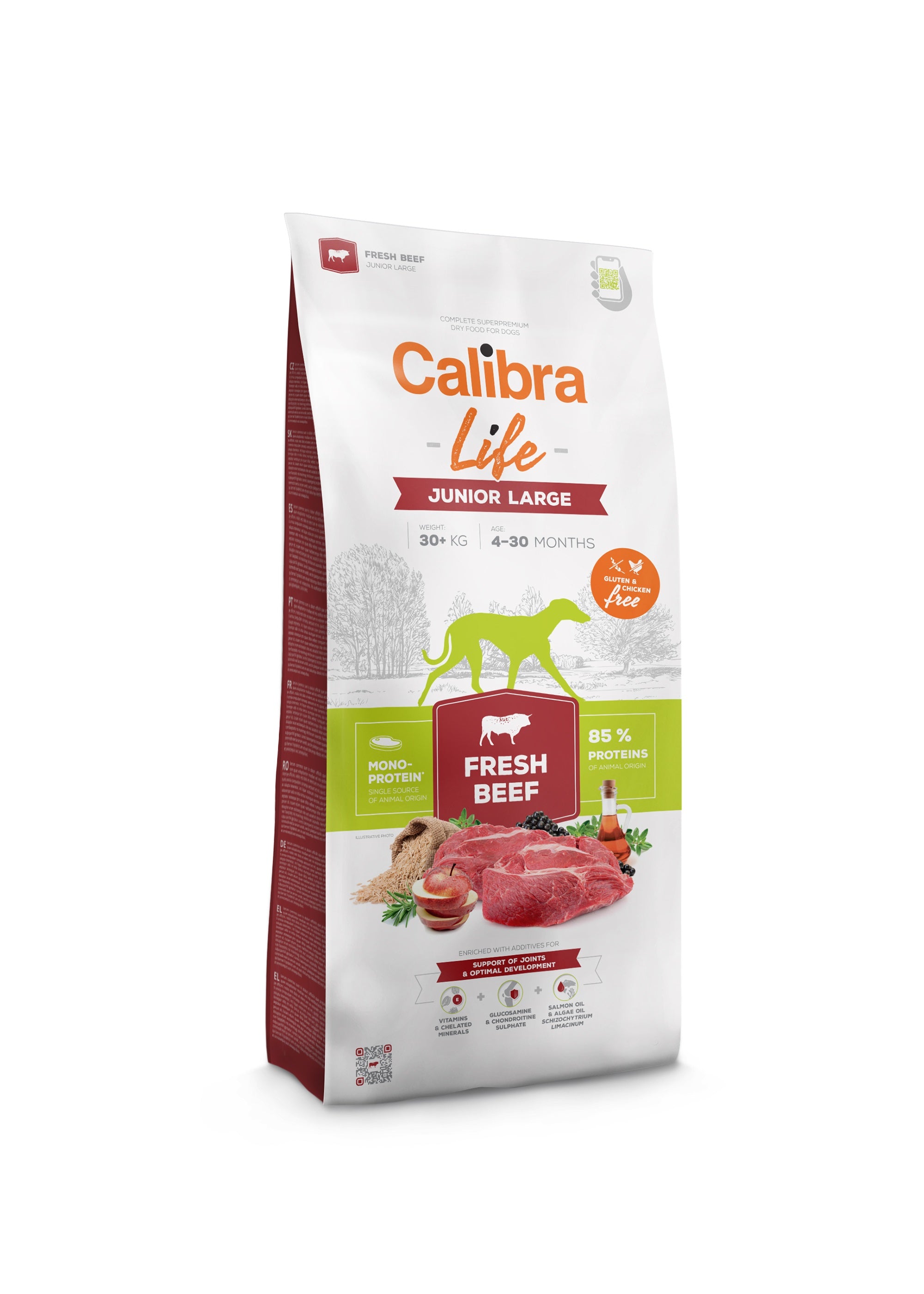 Canine Junior Large Rind & Reis 2.5kg