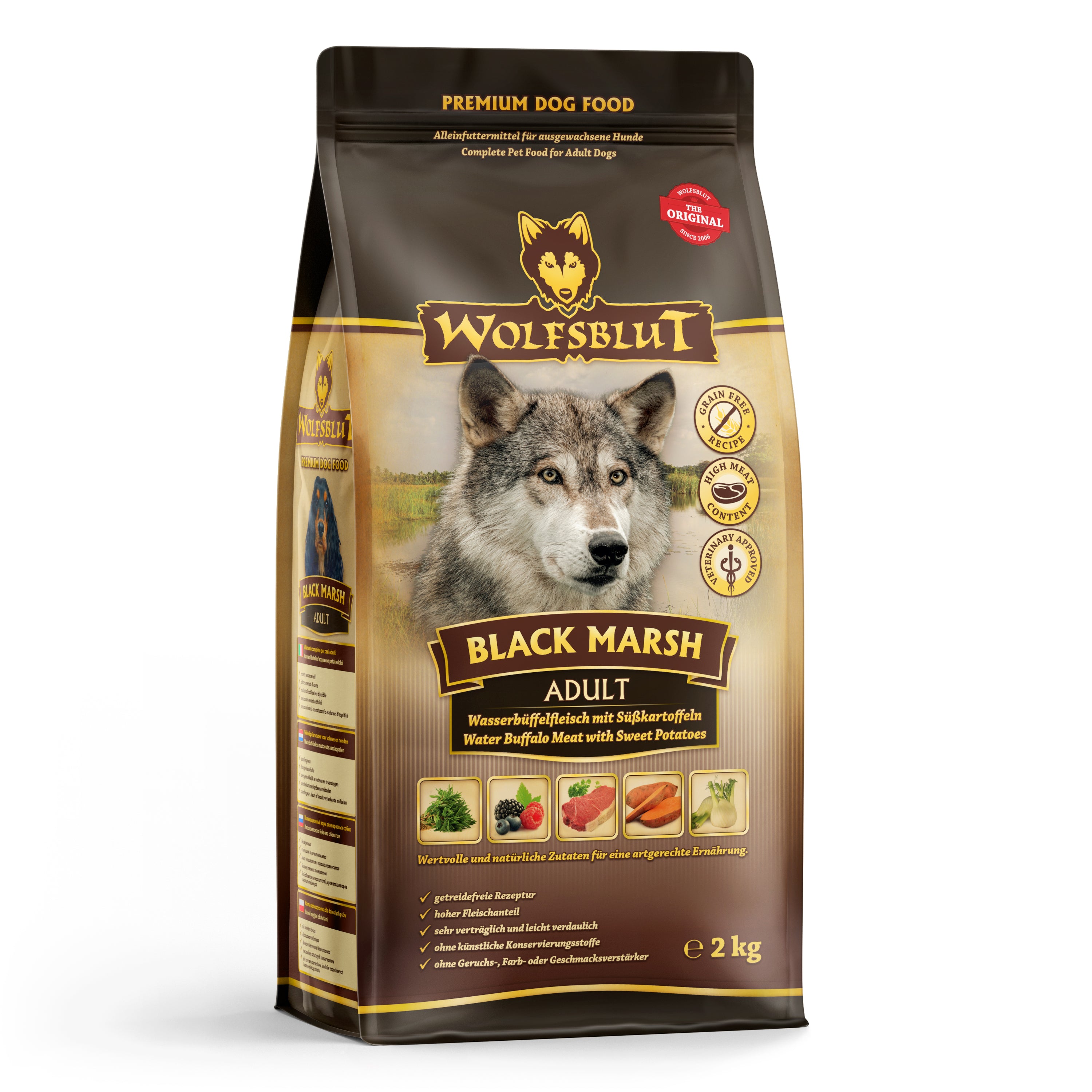 Can Adult Black Marsh - Wass.büff Süsskart 2kg