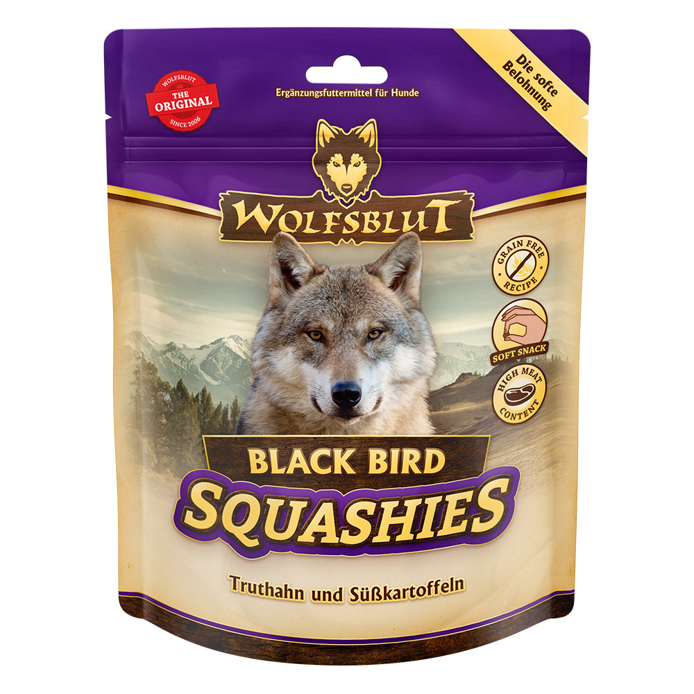Can Black Bird Squashies 6x300g