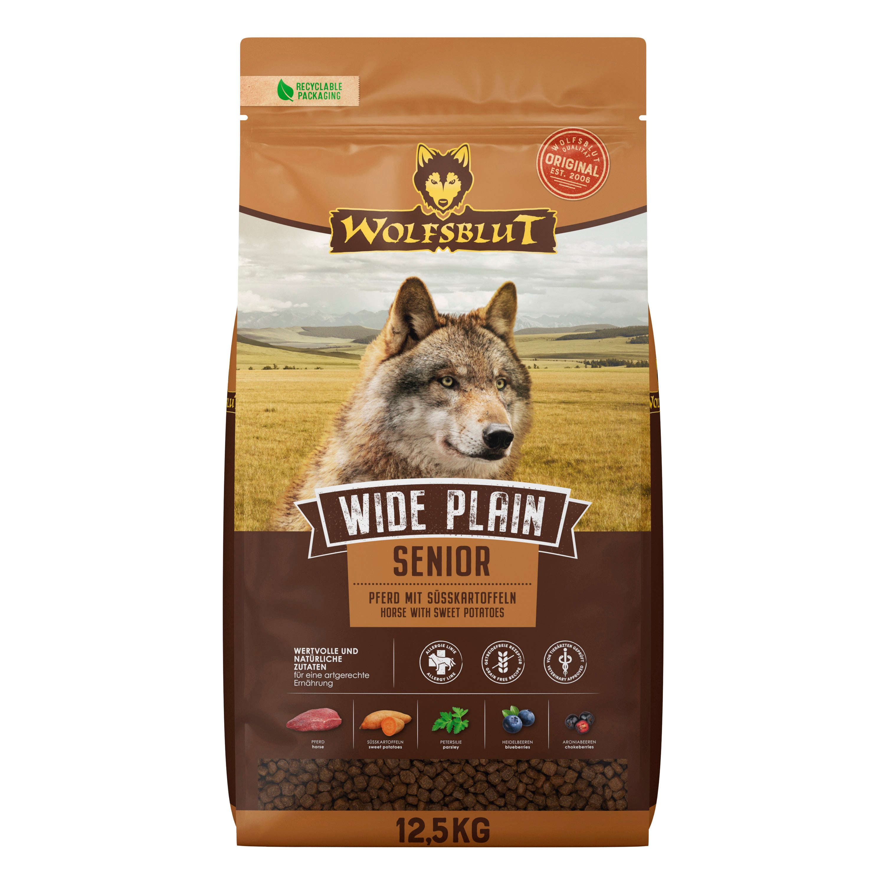 Can Senior Wide Plain - Pferd Süsskart 12,5kg