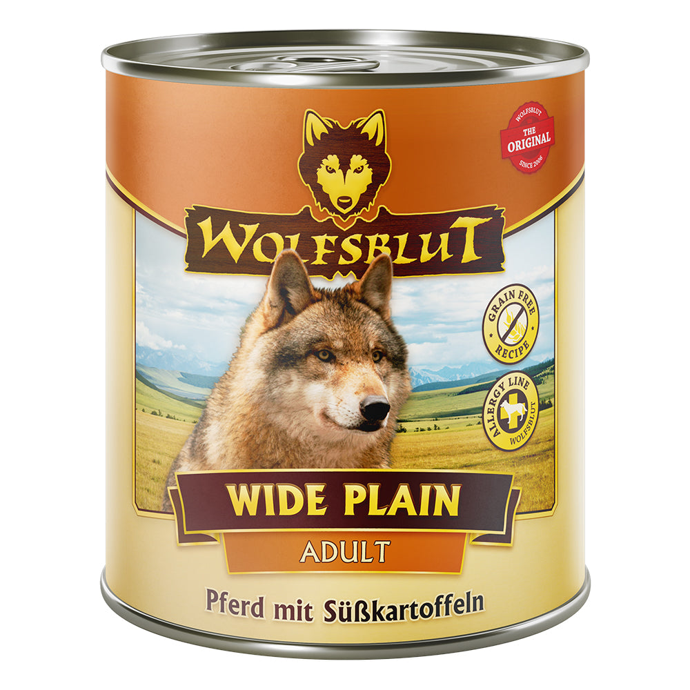 Can Adult Wide Plain - Pferd mit Süsskartoffel 6x800g