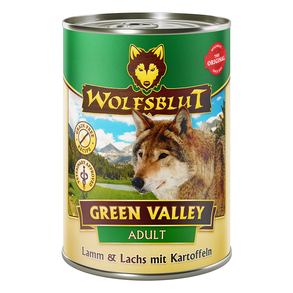 Can Adult Green Valley - Lamm & Lachs mit Kartoffel 6x395g