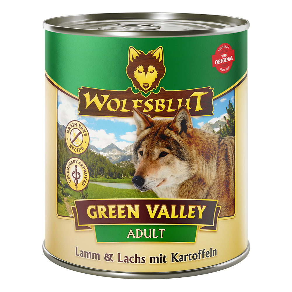 Can Adult Green Valley - Lamm & Lachs mit Kartoffel 6x800g