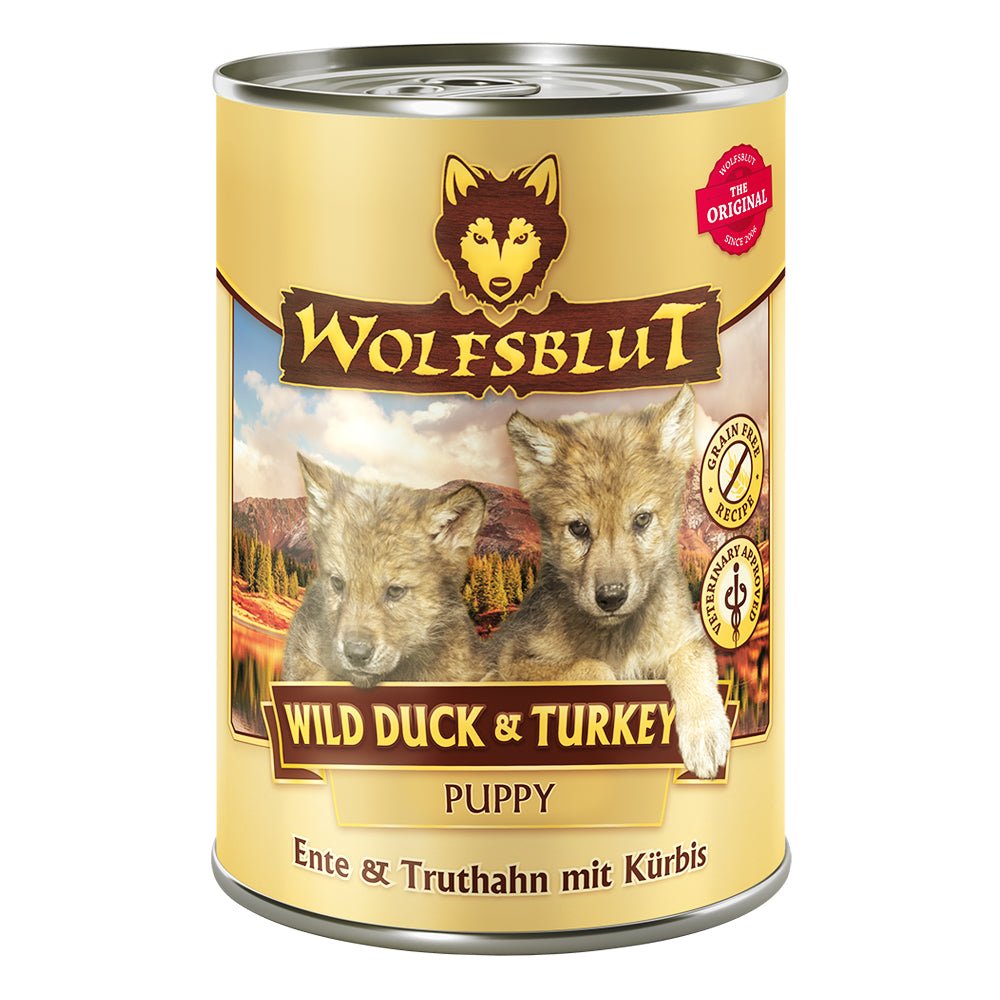 Puppy Wild Duck & Turkey Puppy - Ente & Truthahn mit Kartoffel 6x395g