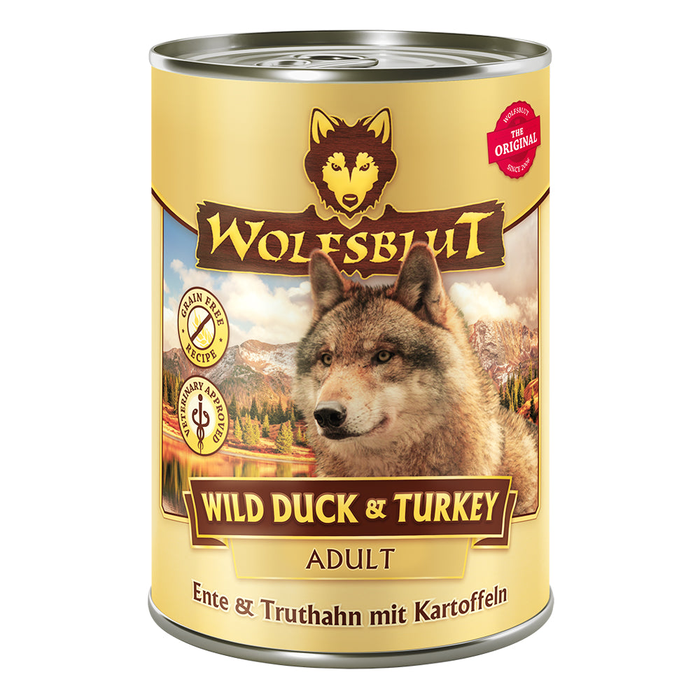 Can Adult Wild Duck & Turkey Adult - Ente & Truthahn mit Kartoffel 6x395g