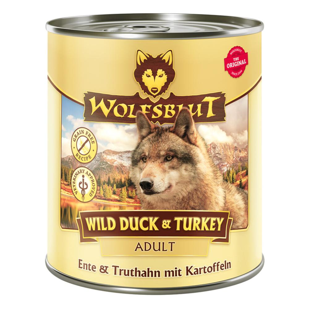 Can Adult Wild Duck & Turkey - Ente & Truthahn mit Kartoffel 6x800g