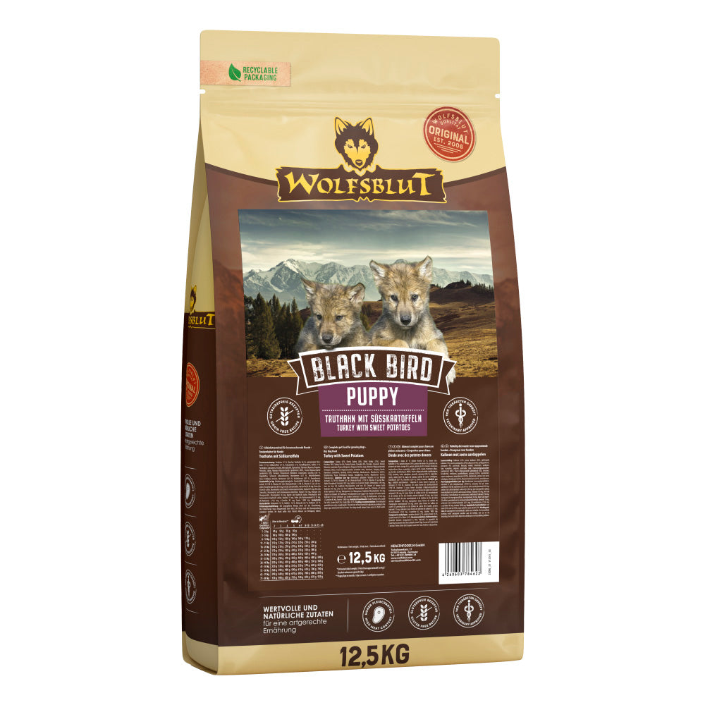 Puppy Black Bird - Truthahn Süsskart 12,5kg