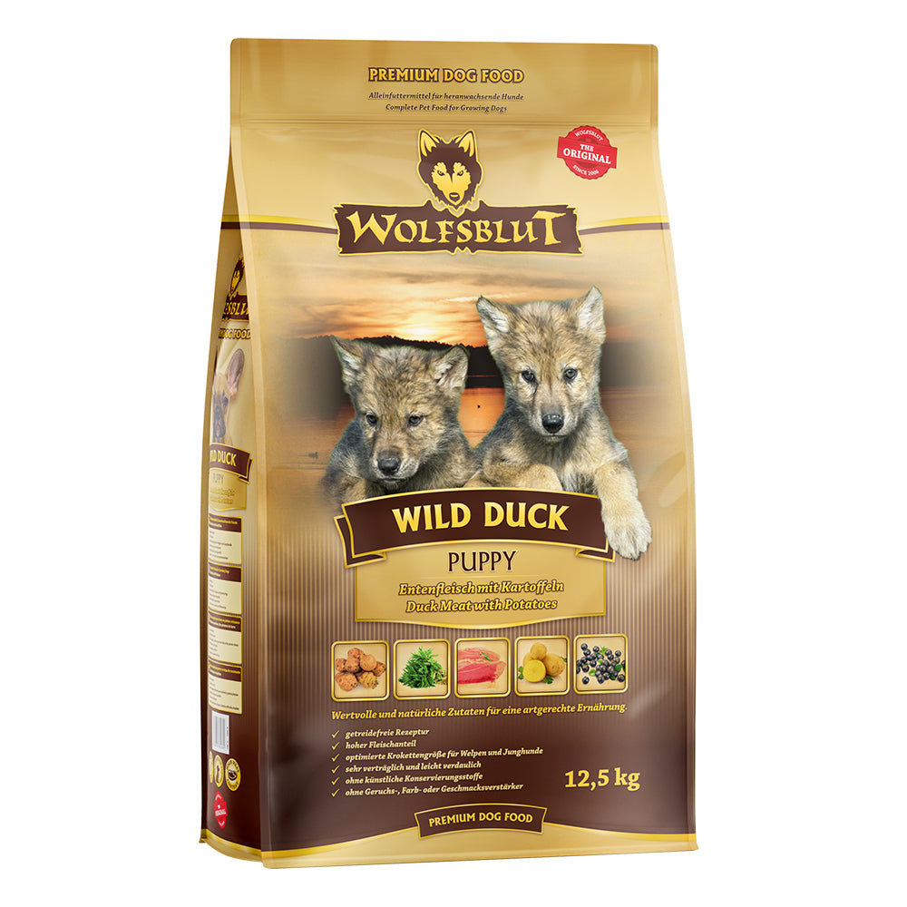 Puppy Wild Duck - Ente mit Kartoffel 12,5kg
