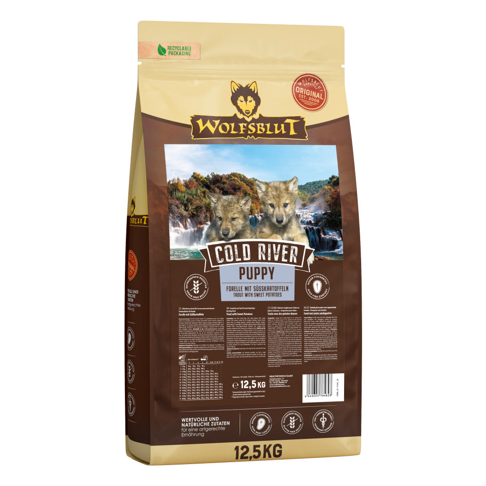 Puppy Cold River - Forelle Süsskart 12,5kg