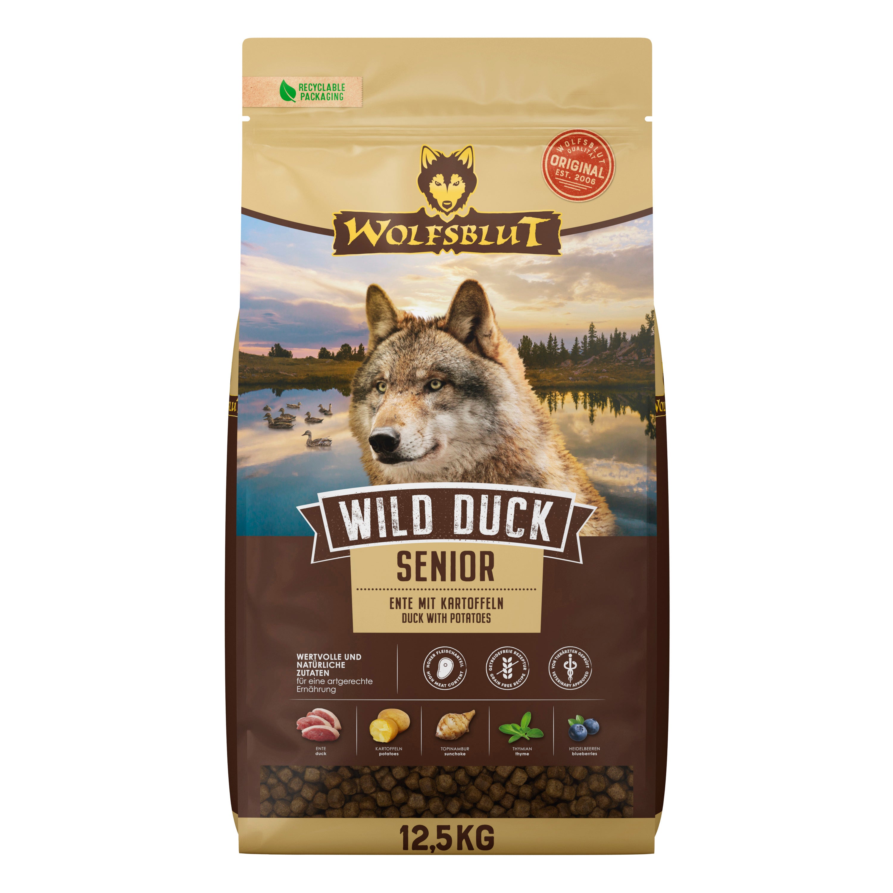 Can Senior Wild Duck - Ente mit Kartoffel 12,5kg