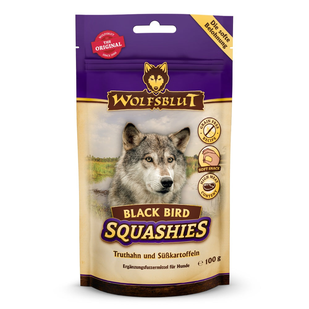 Can Black Bird Squashies 8x 100g