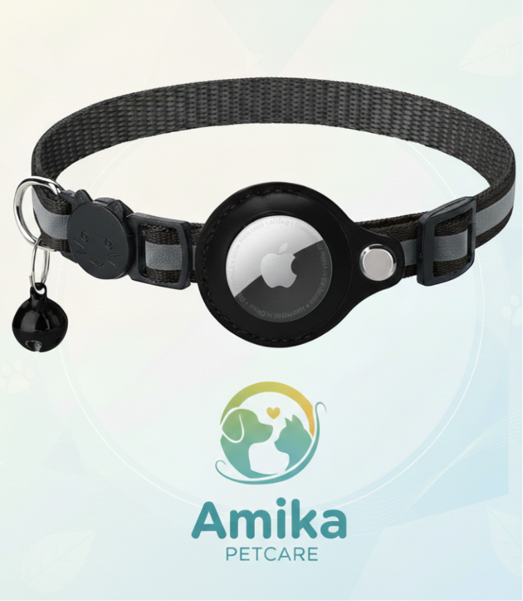 Halsband Air Tag (schwarz)